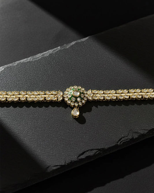 Ancestral Motif Ornate Sheesh Patti