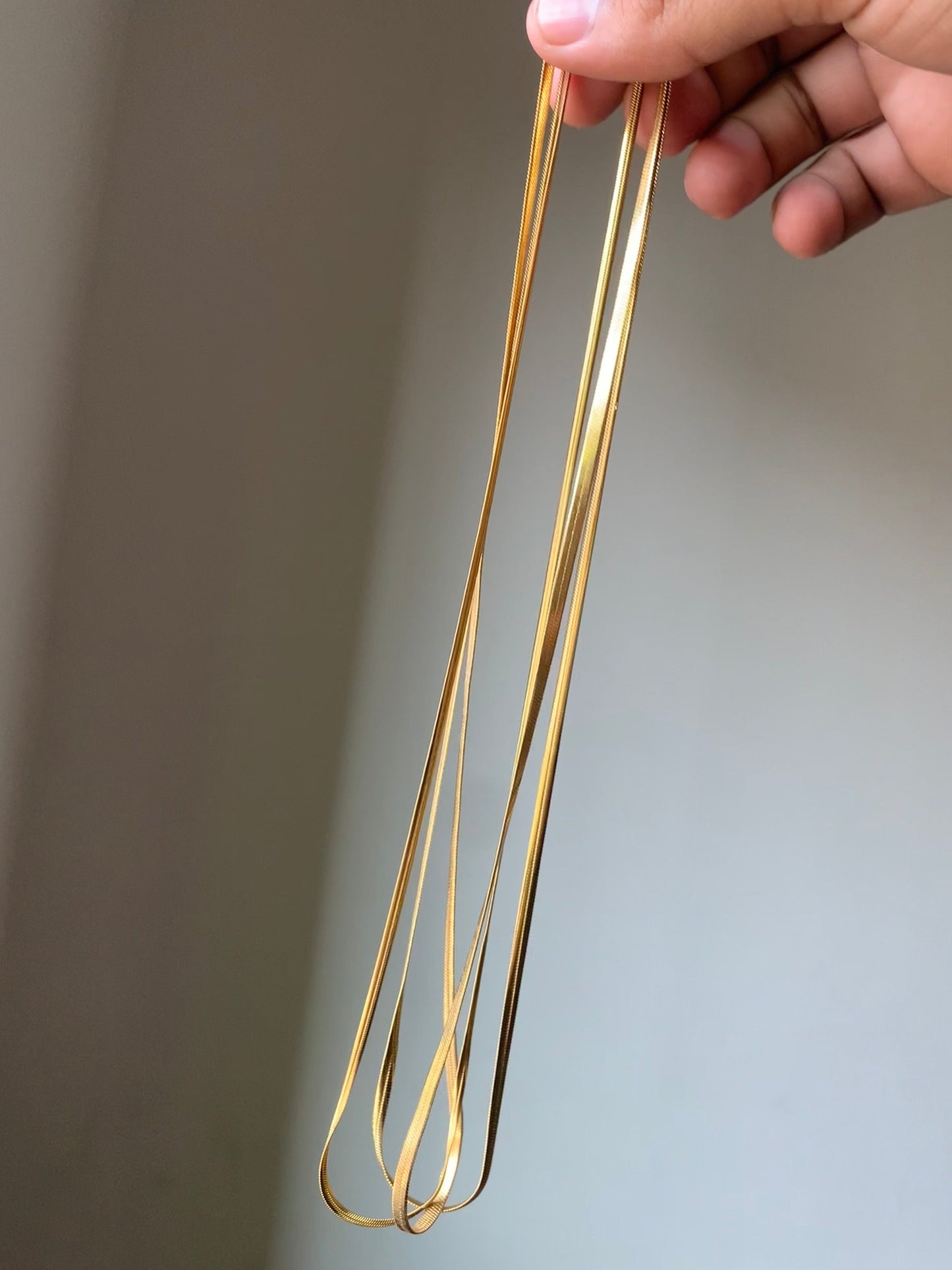 Golden & Silver Elegant Snake Chain