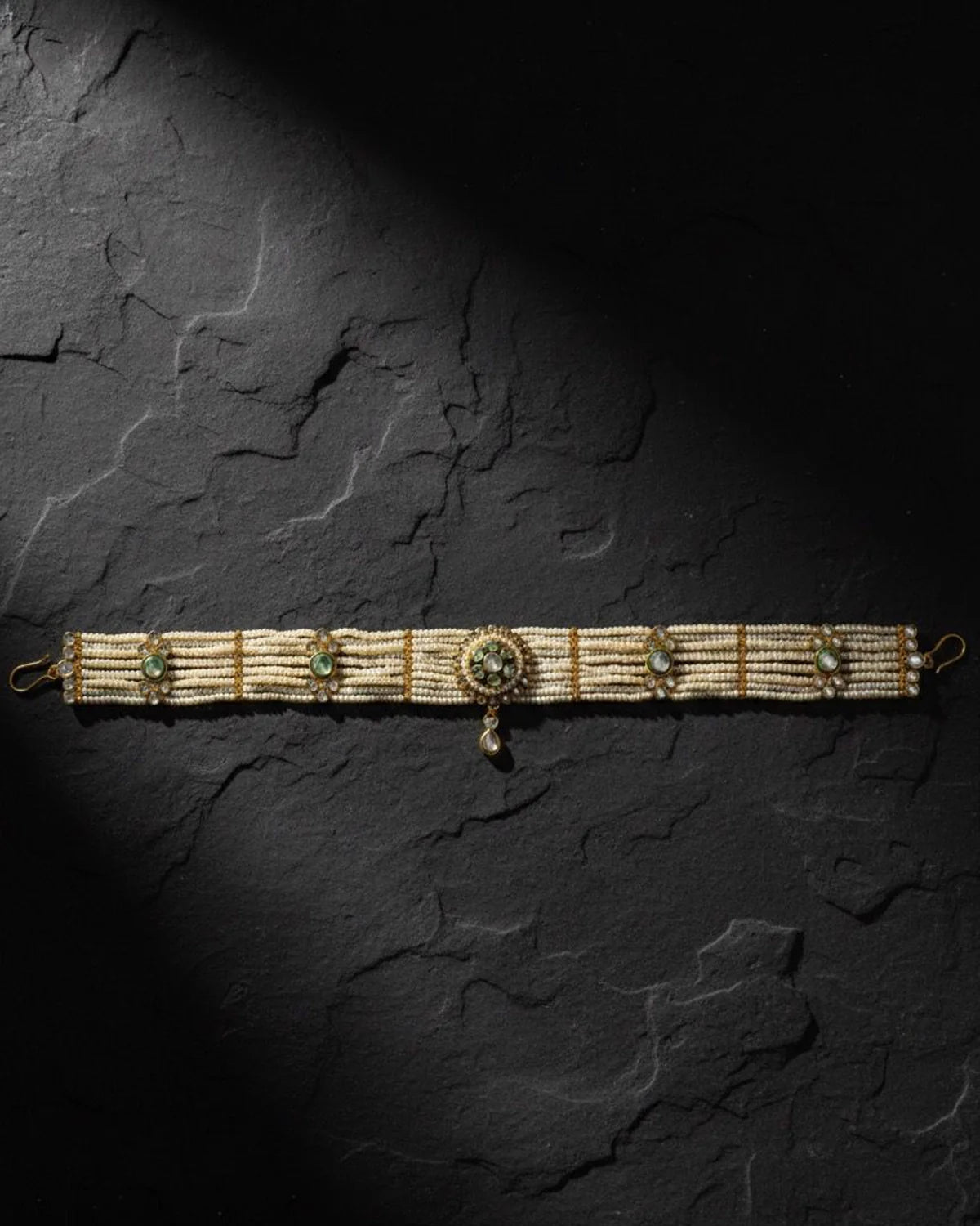 Sovereign Pearl Forehead Sheesh Patti