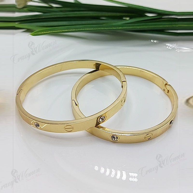 Cartier Gold Stone Bangle – Luxurious and Timeless Bracelet for Women
