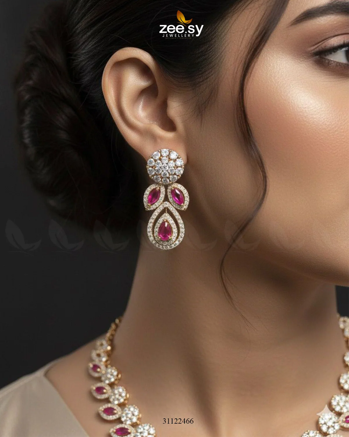 Floral Gilded Sentimental Cluster Necklace